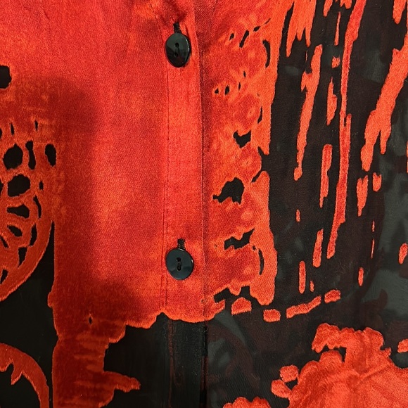 Chico’s Design sheer button down - Picture 6 of 8